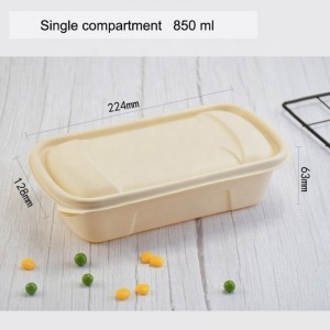 Emballage écologique des aliments à base d\'amidon de maïs