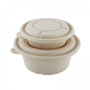 Emballage des aliments à emporter contenant biodégradable boîte à lunch contenant biodégradable