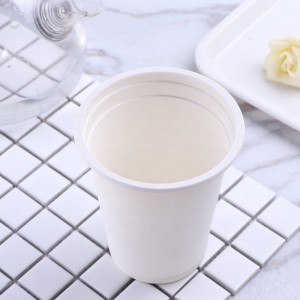 Logo personnalisé tasses à café écologiques sans BPA tasse jetable compostable amidon de maïs tasses biodégradables