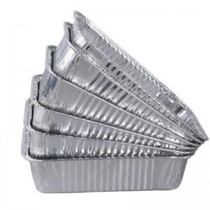Contenants d\'aliments contenants d\'aliments à emporter en aluminium biodégradable à micro - ondes